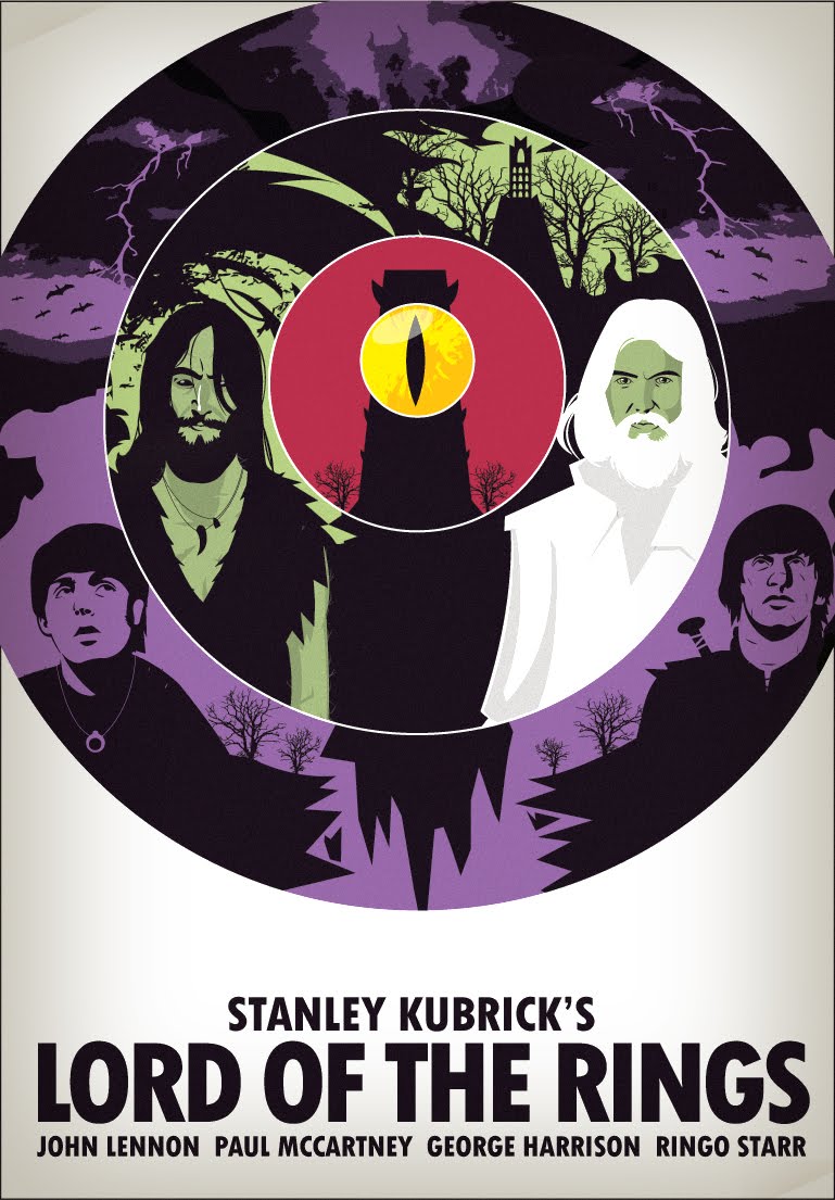 Beatles LOTR - Poster