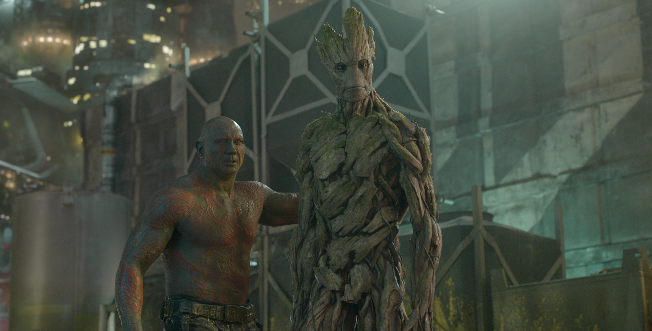 Guardiões da Galáxia - Drax e Groot