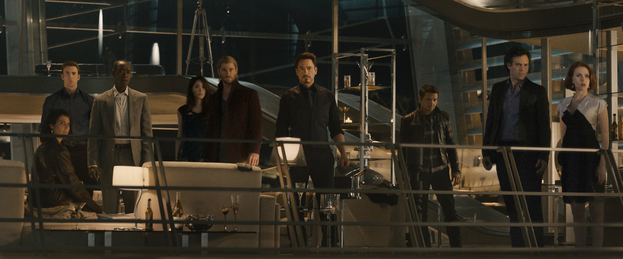 Avengers party scene