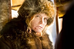JENNIFER JASON LEIGH stars in THE HATEFUL EIGHT. Photo: Andrew Cooper, SMPSP © 2015 The Weinstein Company. All Rights Reserved.