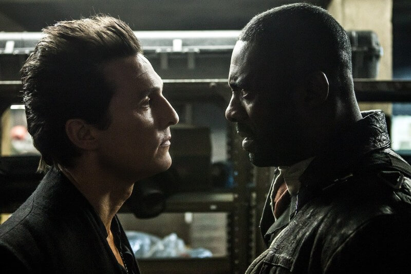 Walter (Matthew McConaughey) and Roland (Idris Elba) in Columbia Pictures THE DARK TOWER.