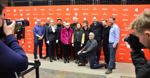 Film team and Sundance Film Festival Director John Cooper attend the World Premiere of Puzzle by Marc Turtletaub, an official selection of the Premieres program at the 2018 Sundance Film Festival. © 2018 Sundance Institute | photo by Jonathan Hickerson. All photos are copyrighted and may be used by press only for the purpose of news or editorial coverage of Sundance Institute programs. Photos must be accompanied by a credit to the photographer and/or 'Courtesy of Sundance Institute.' Unauthorized use, alteration, reproduction or sale of logos and/or photos is strictly prohibited.