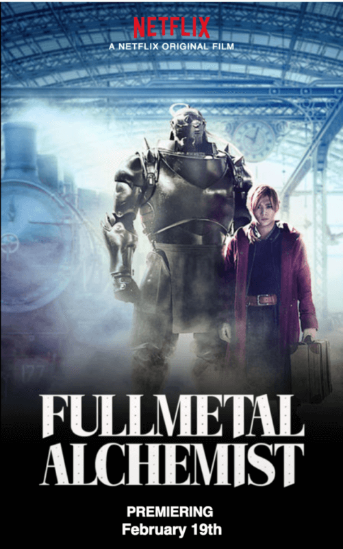 Fullmetal Alchemist: novos filmes live-action chegarão à Netflix
