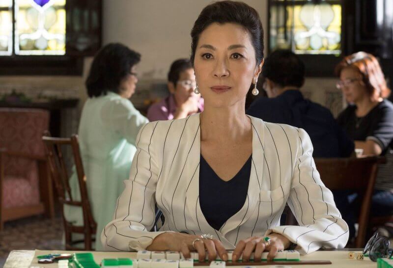 MICHELLE YEOH as Eleanor in Warner Bros. Pictures' and SK Global Entertainment's and Starlight Culture's contemporary romantic comedy "CRAZY RICH ASIANS," a Warner Bros. Pictures release.