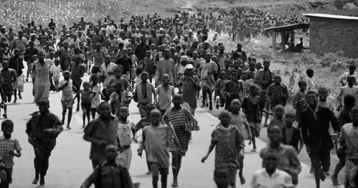 Fuga dos ruandenses