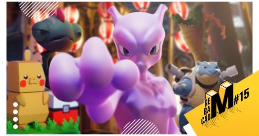 Mewtwo, pokémon e outras animações 3D