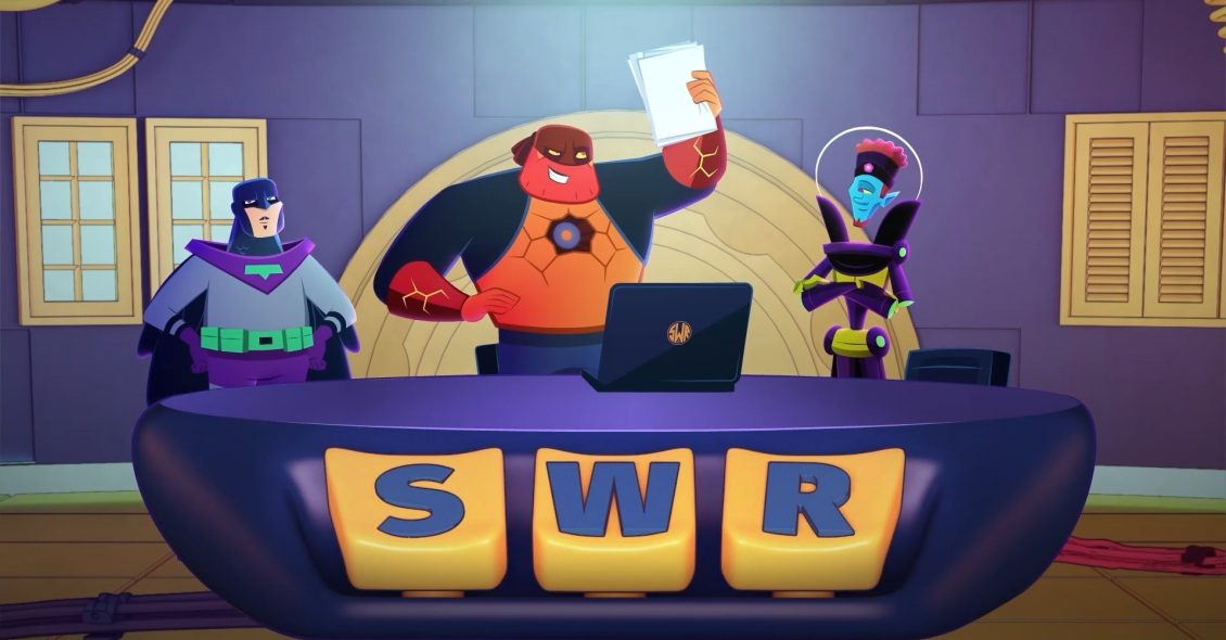Série de animação faz sátira com super-heróis roteiristas - Super Writers Room